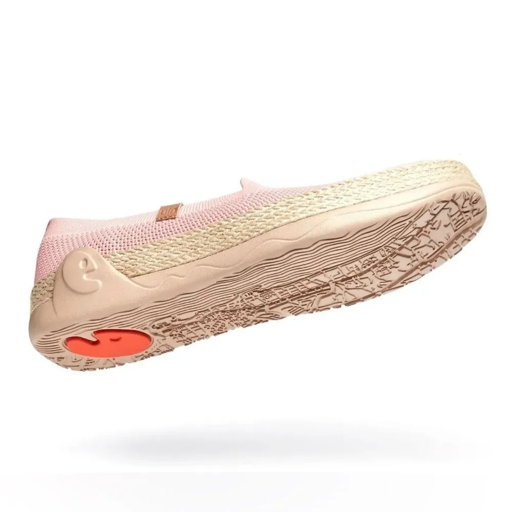 Women New UIN Slip On Shoes Knit  Comfortable Loafers 